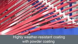 Highly weather-resistant coating with powder coating | heroal hwr coating