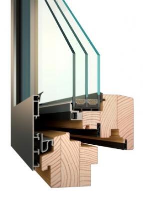 Dřevo - hliníková okna a dveře od firmy OTHERM