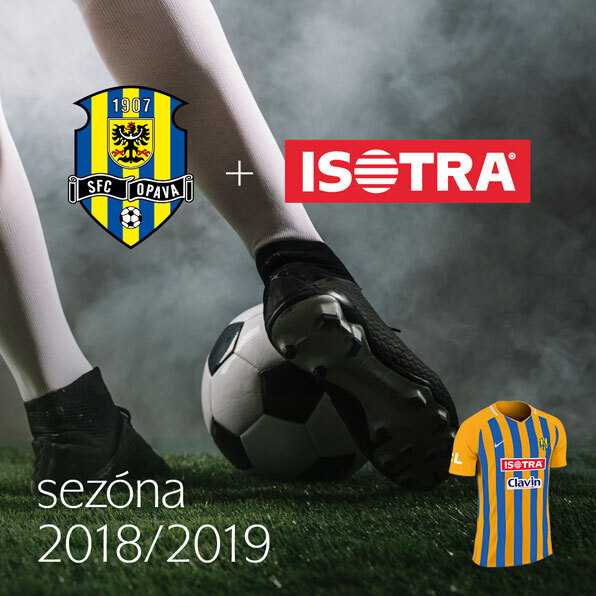 ISOTRA jako exkluzivní partner prvoligového fotbalového klubu SFC Opava