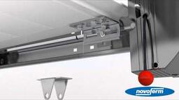 NovoPort Sectional Garage Door System iso 45 with vertical tension spring from Novoferm english