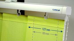 Vertical blinds Blue Line by CLIMAX shade both small and large areas