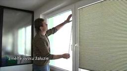 Skladová okna - zaměření žaluzie