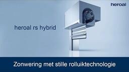 Zonwering met stille rolluiktechnologie | heroal rs hybrid