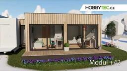 Rozšiřující moduly mobilního domu - 4 velikosti